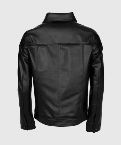 Men Black Motorcycle Jacket
