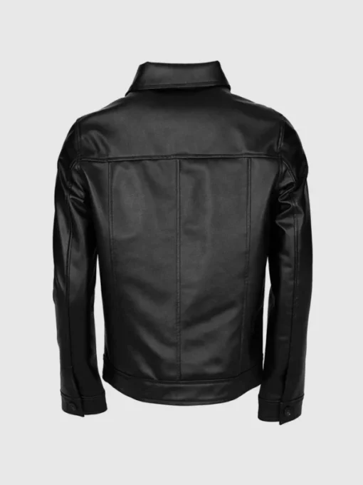 Men Black Motorcycle Jacket