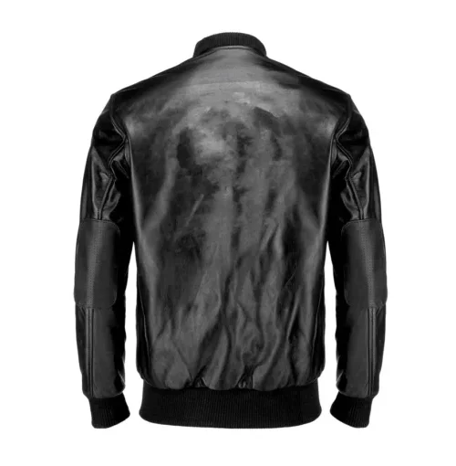 Mens Black Bomber Jacket
