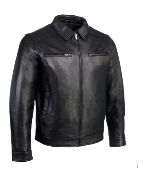 Men’s Black Racer Jacket