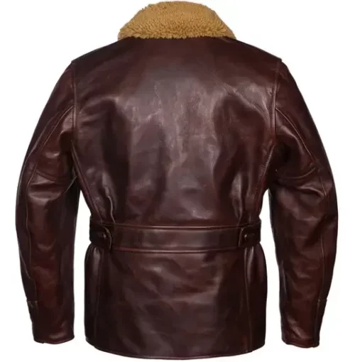 Men’s Brown Shearling Coat