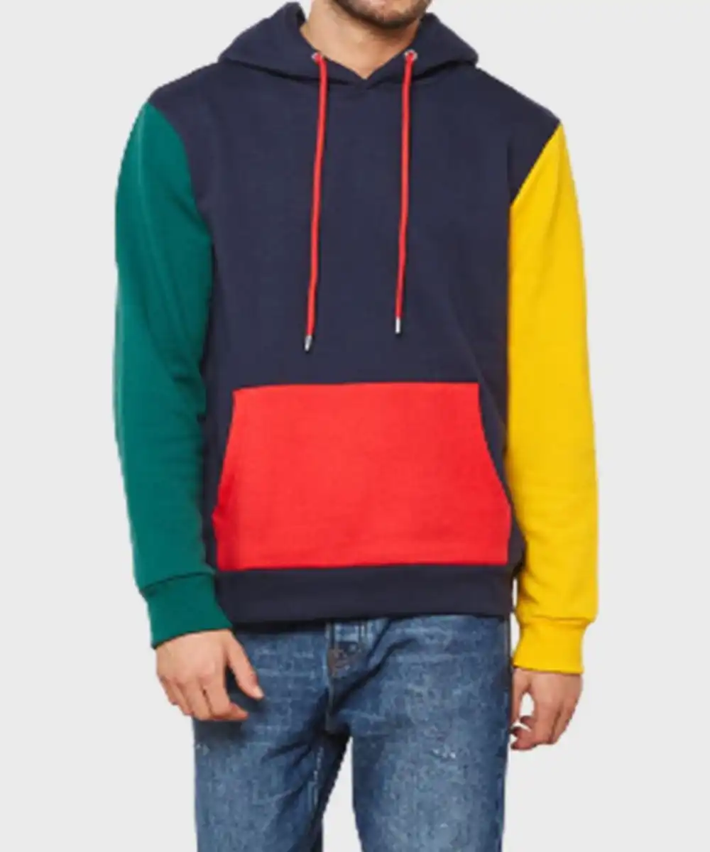 Mens Forever Color Block Hoodie | Mens Color Block Hoodie