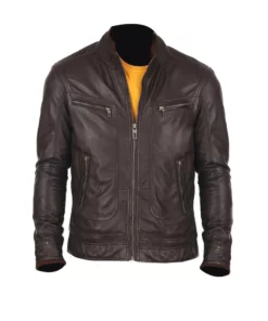 Men's Stylish Lambskin Leather Jacket