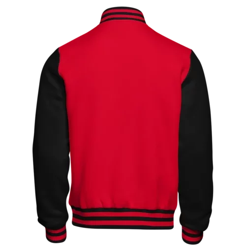 Red and Black Bomber Jacket
