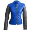 Women Quilted Leather Jacket