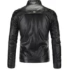 Women Slim Fit Black Leather Jacket