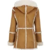 Womens Brown Fur Coat