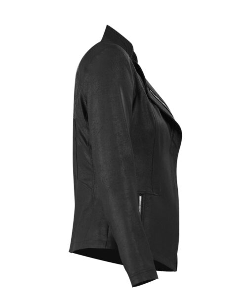 Women Liquid Leather Signfature Jacket