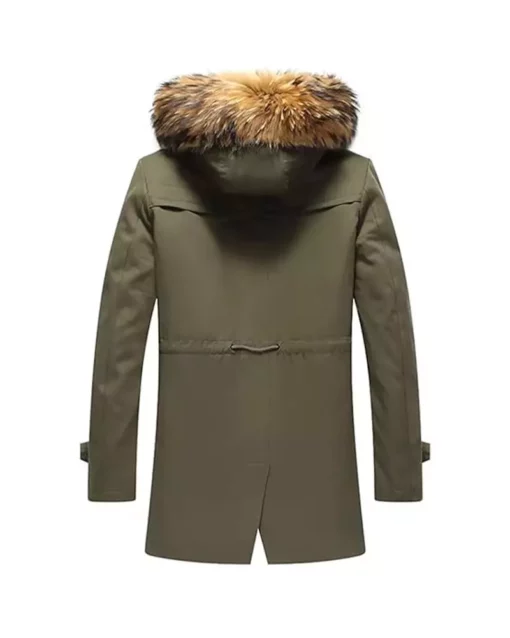 Luxury Snow Wind-breaker Hooded Winter Fur Coats