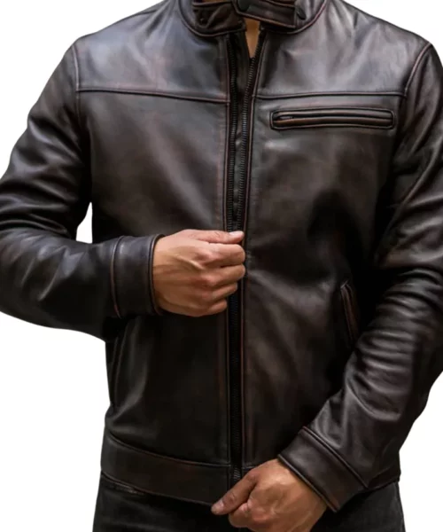 Roadster Biker Leather Jacket