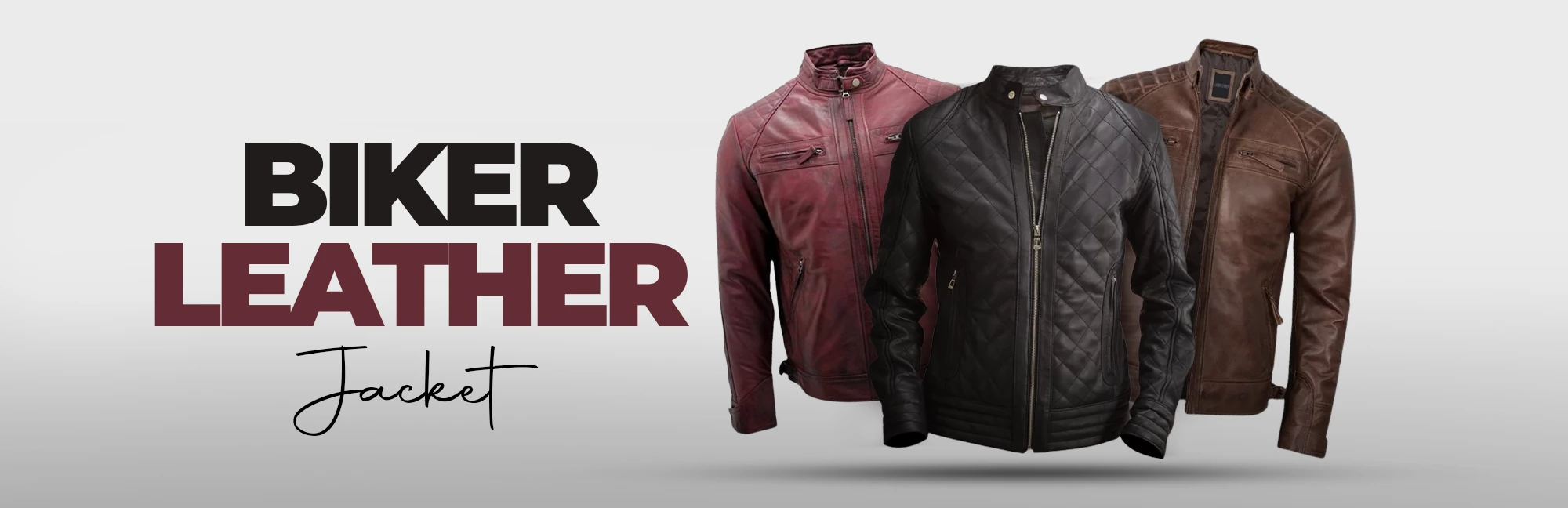 Biker Leather Jackets for Men