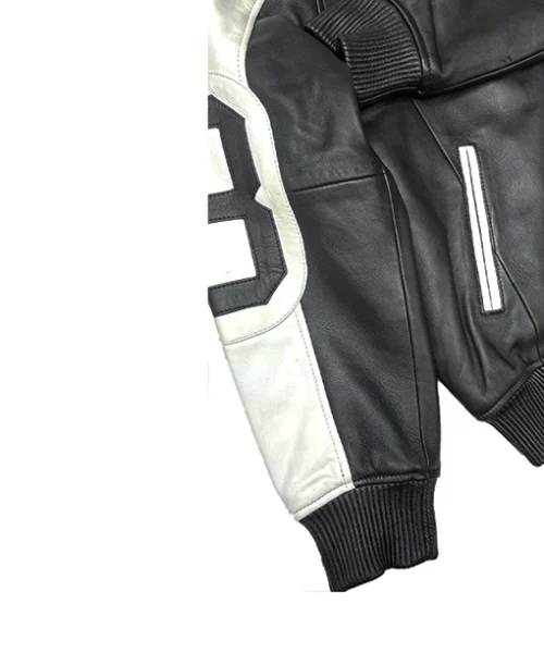 8 Ball Black and White Bomber Jacket