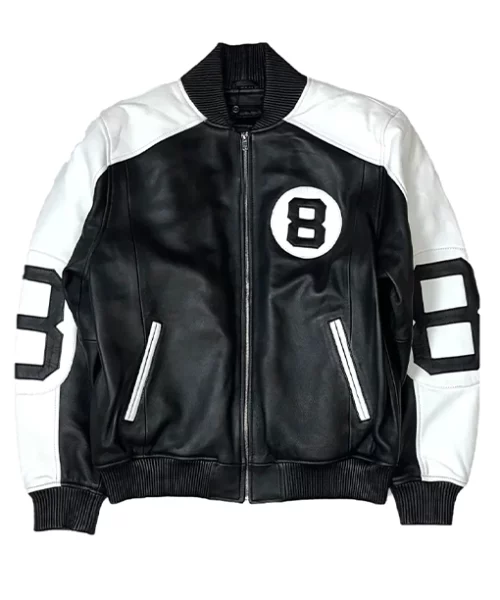 The 8 Ball Black White Bomber Jacket