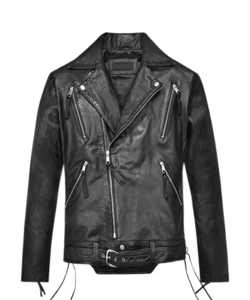 Ghost Rider Black Motorcycle Leather jacket