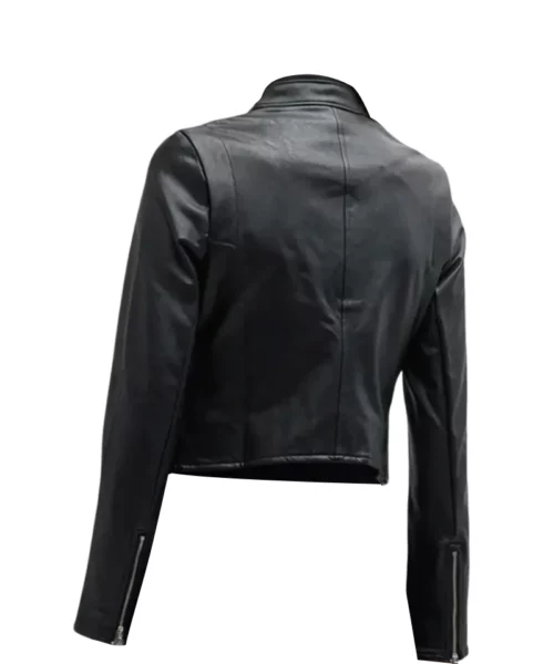 Women’s Like Leather Moto Jacket