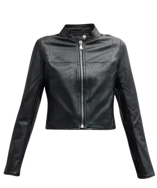 Women’s Like Leather Moto Jacket