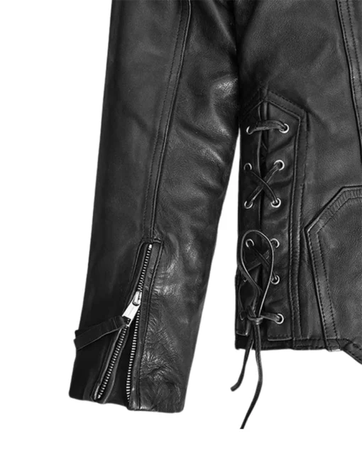 Ghost Rider Black Motorcycle Leather jacket