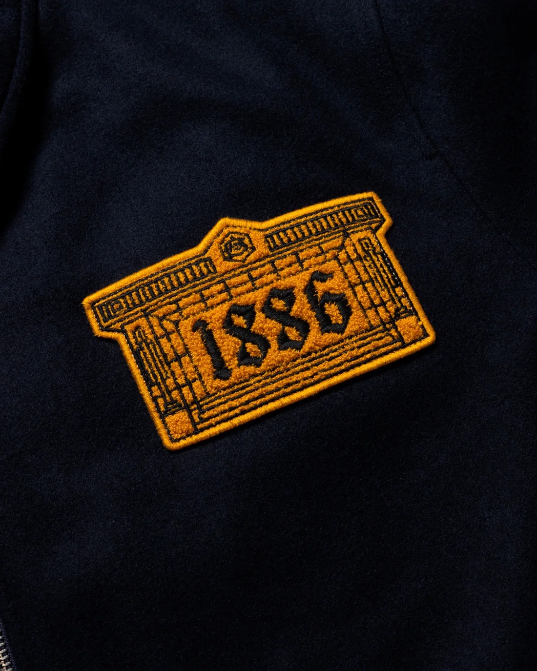 Arsenal X Aries Wool Bomber Jacket Navy