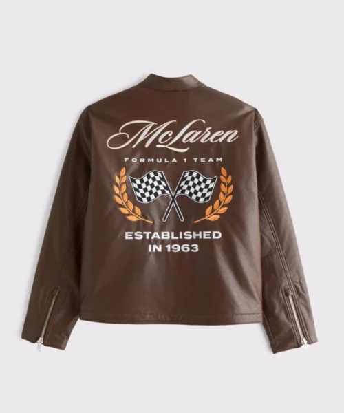 mclaren racing jacket warm brown