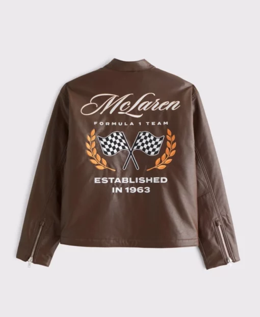mclaren racing jacket warm brown