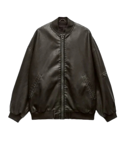 Sofia Richie Oversized Bomber Jacket