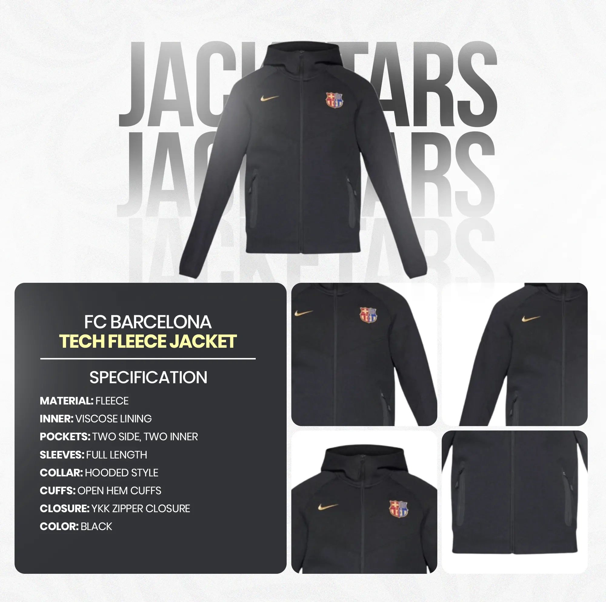 FC Barcelona Tech Fleece Jacket
