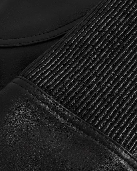 Reiss x McLaren F1 Team Black Leather Jacket