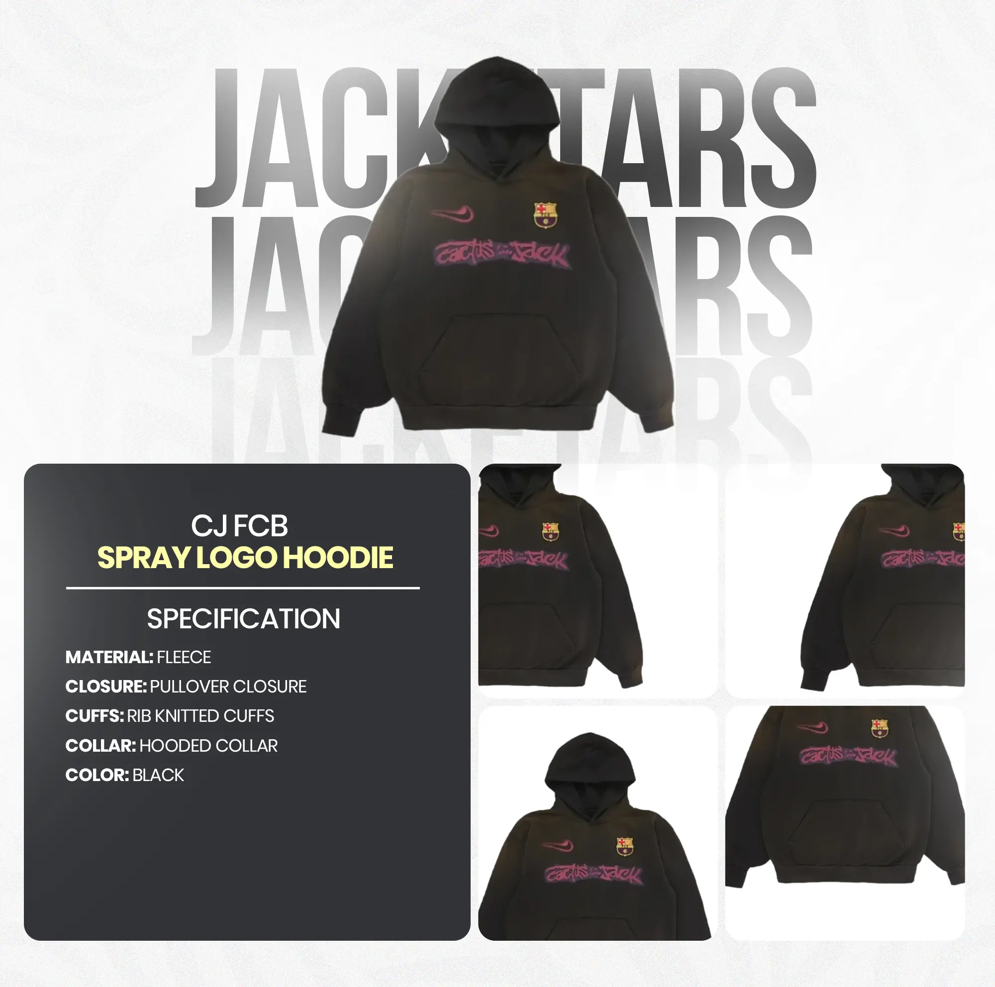 CJ FCB Spray Logo Hoodie