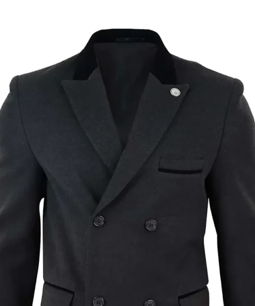 Peaky Blinders Thomas Shelby Dark Grey Trench Coat