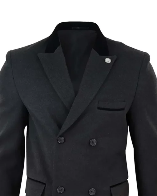 Peaky Blinders Thomas Shelby Dark Grey Trench Coat