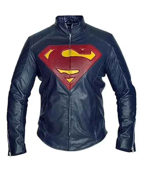 Superman Superhero Costume Leather Jacket