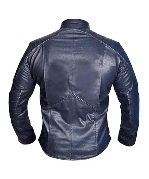 Superman Superhero Costume Smallville Tom Welling Blue Leather Jacket