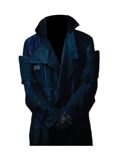 The Crow Eric Black Leather Coat