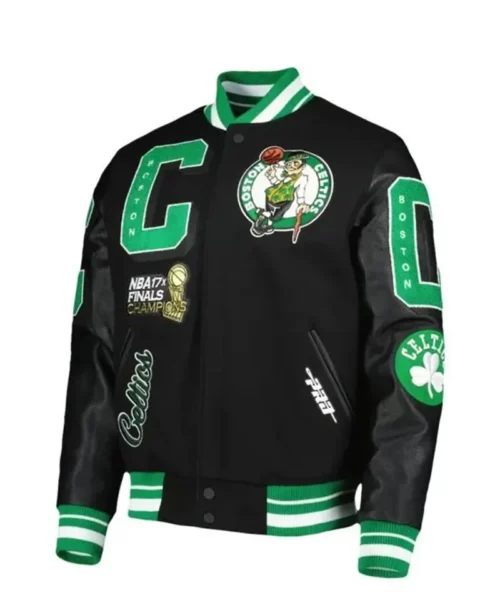 Boston Celtics Mash Up Varsity Jacket