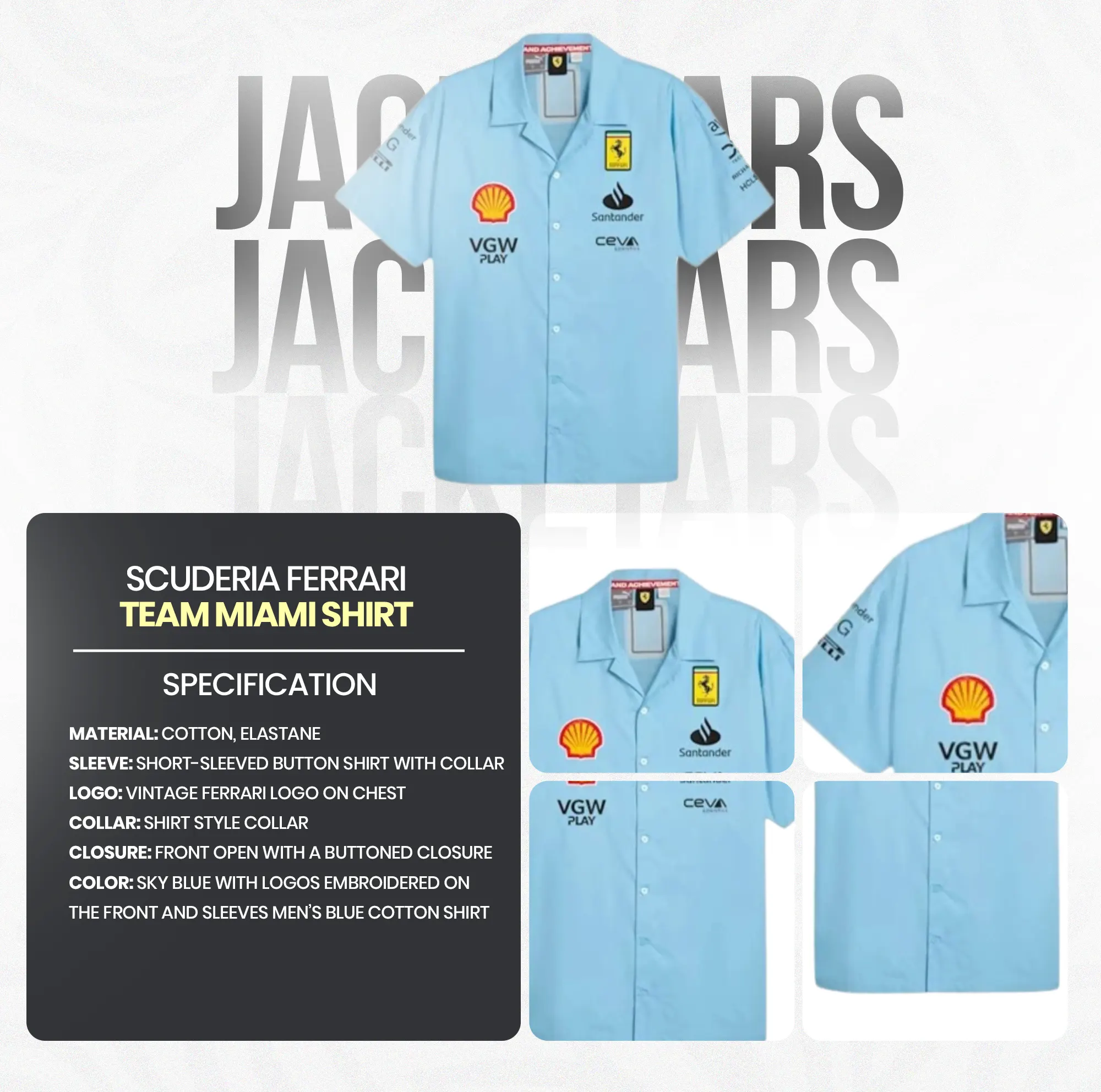 Scuderia Ferrari Team Miami Shirt
