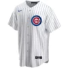 Chicago Cubs Nike White Pinstripe Jersey