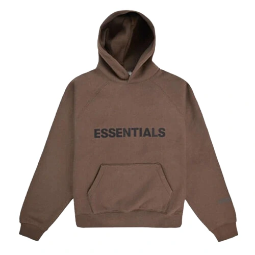 Fear Of God Essentials Brown Hoodie
