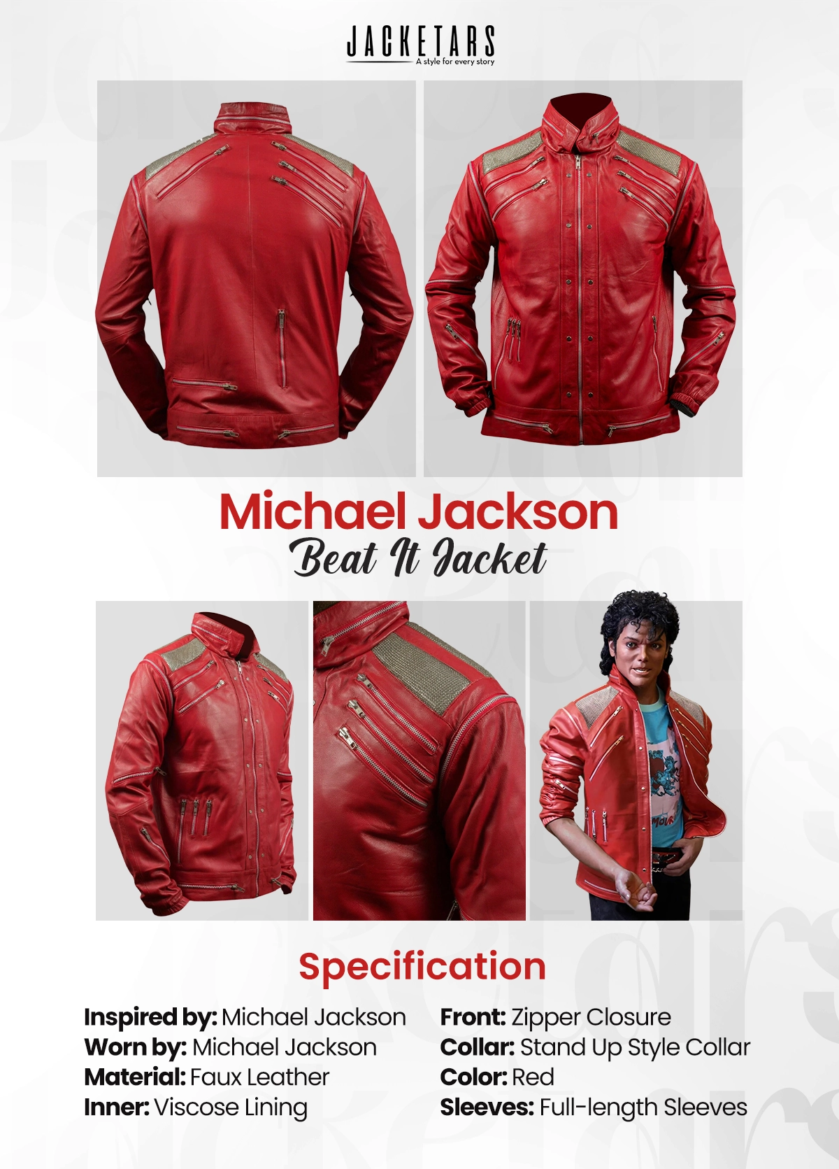 Michael Jackson Beat it Jacket