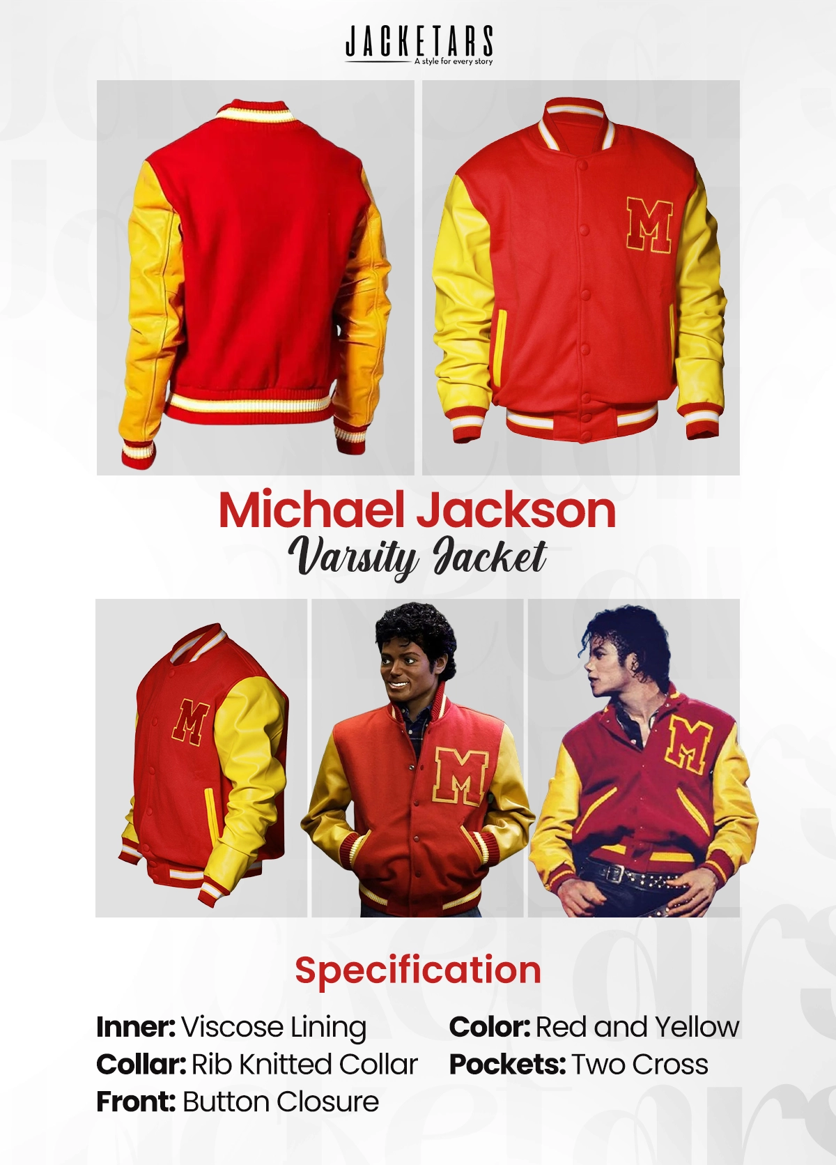 Michael Jackson Varsity Jacket