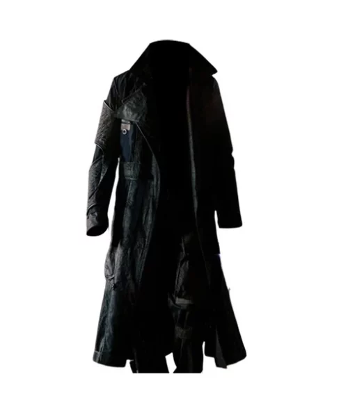 The Crow Eric Black Leather Coat