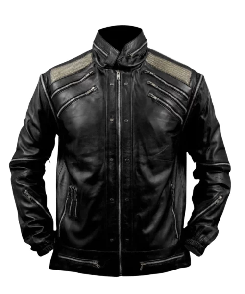 Michael Jackson Beat It Black Leather Jacket