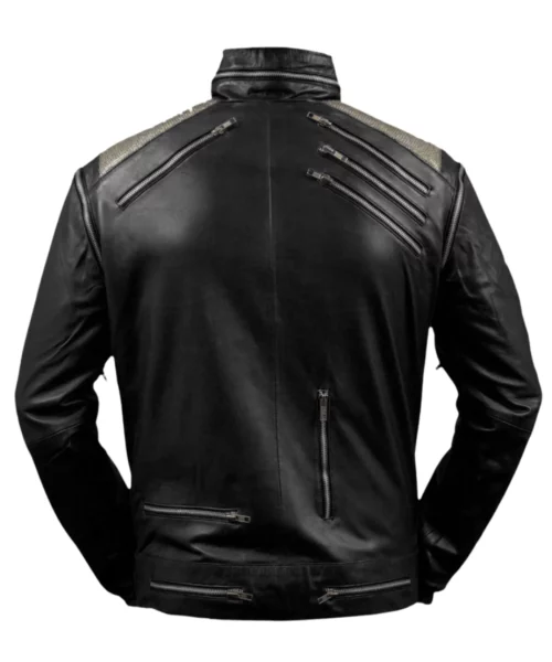 Michael Jackson Beat It Black Leather Jacket