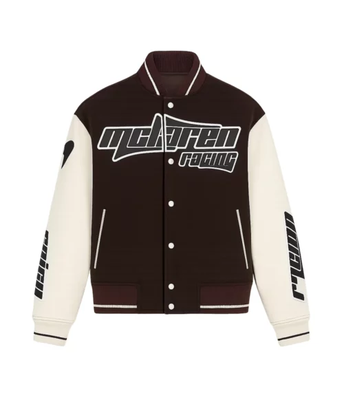 McLaren F1 Team Circuit Brown Bomber Jacket