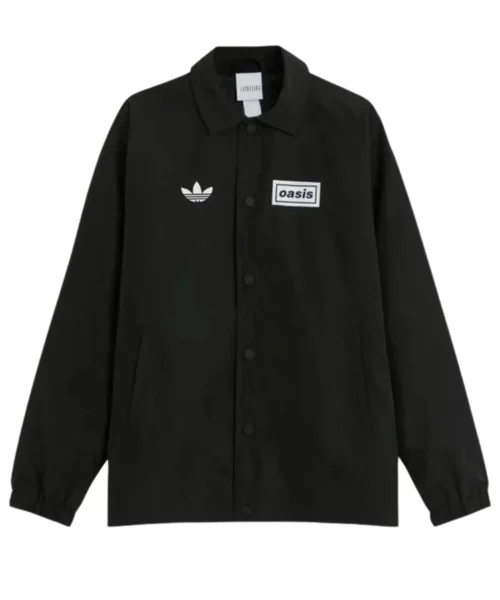 Adidas Oasis Coach Jacket Black