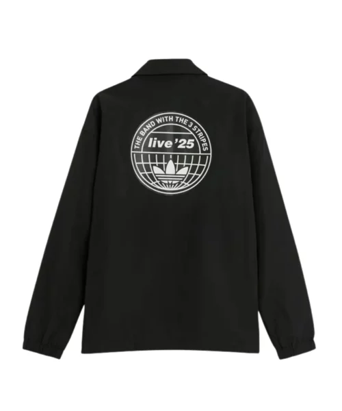 Adidas Oasis Coach Jacket Black
