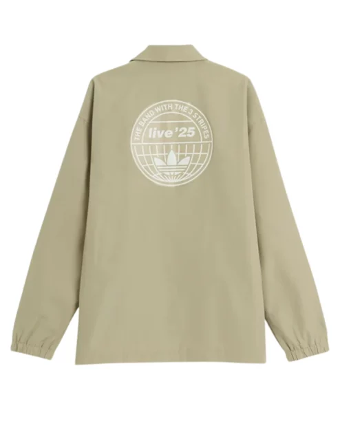 Adidas Oasis Coach Jacket Khaki
