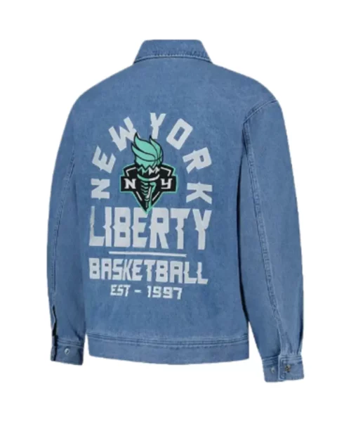 New York Liberty Basketball Denim Jacket