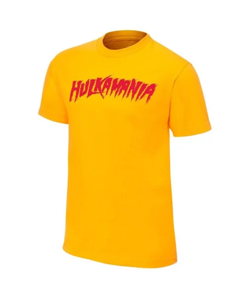 Hulk Hogan Hulkamania Yellow T-shirt