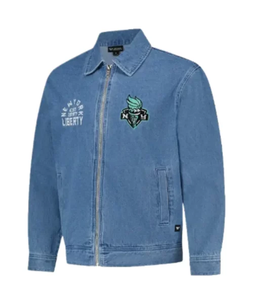 New York Liberty Basketball Denim Jacket