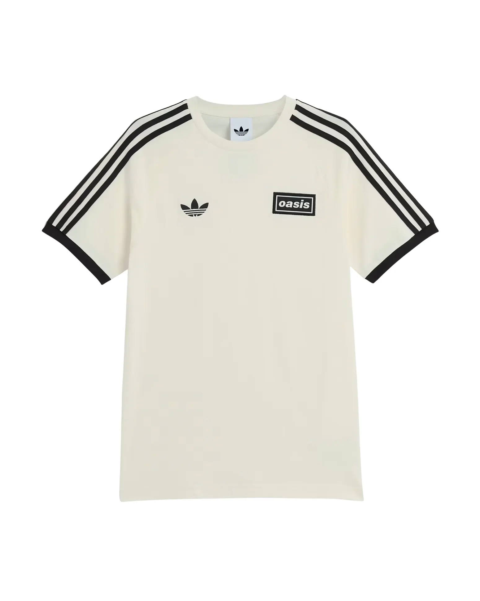 Adidas Oasis Tour Stripes White T-Shirt | Adidas Oasis Tour